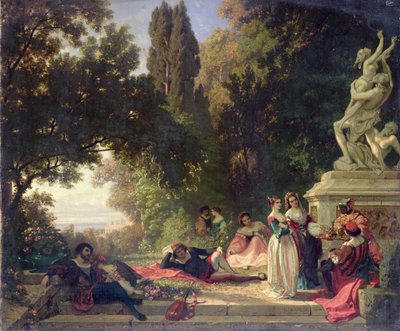 Spring Festival in Tuscany by Henri Baron